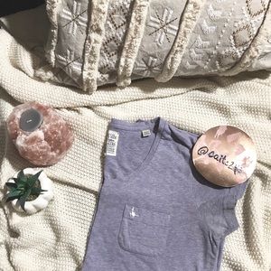 Jack Wills Causal Lilac T-shirt with Pocket Detail